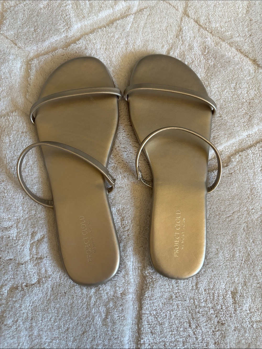 PROJECT CLOUD Eco-Leather Memory Foam Sandals (Transition Style)
